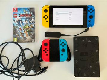 Nintendo Switch Fortnite Limited edition + joycons, game, SD beschikbaar voor biedingen