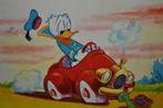 frankrijk 1954 parijs walt disney Donald Duck in auto, Verzamelen, Ophalen, 1940 tot 1960, Gelopen, Sterren en Beroemdheden