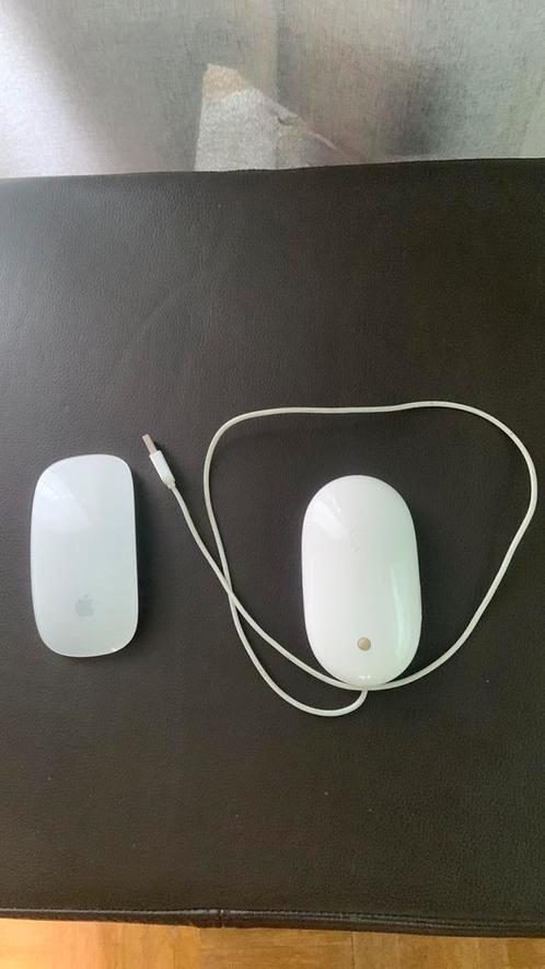 2x Apple muizen – Magic Mouse & Mighty Mouse, Computers en Software, Muizen, Gebruikt, Muis, Verzenden