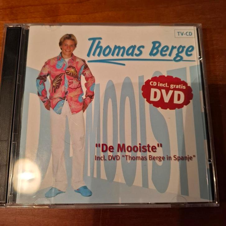 Thomas Berge - De Mooiste CD + DVD, Cd's en Dvd's, Cd's | Nederlandstalig, Zo goed als nieuw, Levenslied of Smartlap, Ophalen of Verzenden