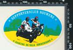 Sticker: Nouwens Supportersclub - Dancing De Valk Soerendonk, Verzamelen, Verzenden, Zo goed als nieuw, Auto of Motor