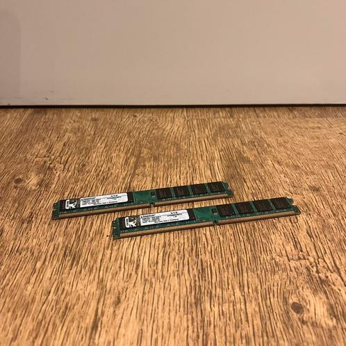 Kingston 4GB 2Rx8 DDR2 800MHz ( 2x 2GB ), Computers en Software, RAM geheugen, Gebruikt, Desktop, 4 GB, DDR2, Ophalen of Verzenden