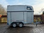 Zeer nette 1.5 paards hotra met kunstof vloer en zadelkamer, Ophalen, Hotra, Zo goed als nieuw, 1½-paards trailer