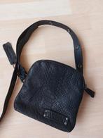 BAG2BAG ,klein zwart NIEUW leren festivaltasje., Overige merken, Zwart, Nieuw, Ophalen of Verzenden