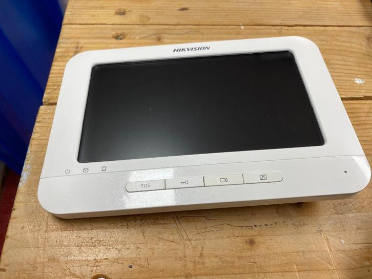 Hikvision DS-KH6310-W 7" Touchschreen intercom binnenpost, Audio, Tv en Foto, Videobewaking, Gebruikt, Ophalen of Verzenden