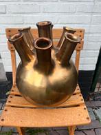 Grote toeter vaas, goud/brons koeurig, Huis en Inrichting, Steen, Overige kleuren, Ophalen of Verzenden, Zo goed als nieuw
