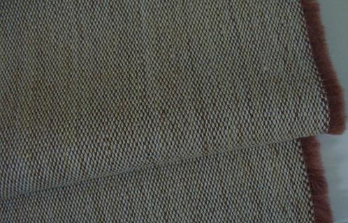 Kvadrat Land; beige+bruin; 5,2 meter meubelstof, Hobby en Vrije tijd, Stoffen en Lappen, Nieuw, Wol, 120 cm of meer, 200 cm of meer