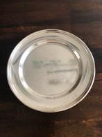Zwaar versilverd bordje van Sola doorsnee 20 cm, Antiek en Kunst, Ophalen of Verzenden, Zilver