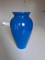 Vintage vaas kobaltblauw 26 cm, Ophalen of Verzenden, Zo goed als nieuw