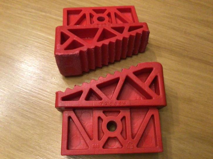 Altrex laddervoeten kunststof eenddoppen TGB/TME/SEO Nevada, Doe-het-zelf en Verbouw, Ladders en Trappen, Gebruikt, Ladder, 4 meter of meer