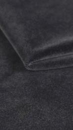 Velours zwart, Hobby en Vrije tijd, Stoffen en Lappen, 120 cm of meer, Zwart, Ophalen of Verzenden, Polyester