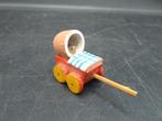 Miniatuur houten ertsgebergte kinderwagentje met popje, Antiek en Kunst, Antiek | Speelgoed, Ophalen of Verzenden