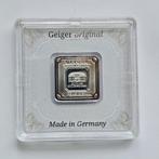 5 gram geiger lev zilverbaartje in casette, Ophalen of Verzenden, Goud