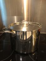 t.k.MasterChef RVS soeppan 24cm 6,5liter INDUCTIE, Ophalen, Zo goed als nieuw, Rvs, Kookpan of Snelkookpan