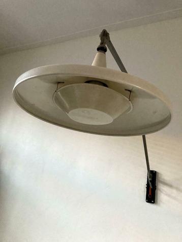 Vintage Panama Wandlamp van Wim Rietveld voor Gispen, 1950s beschikbaar voor biedingen