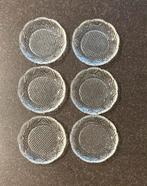 6 Kristallen schaaltjes Wilhelmina slijpsel, Antiek en Kunst, Ophalen of Verzenden