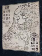 Kaart van Nederland, 1942-1945, Ophalen of Verzenden, Landkaart, 1800 tot 2000, Nederland