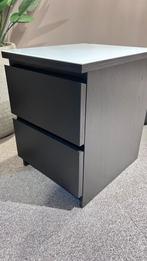 Ikea MALM Ladekast MET GLASPLAAT zwartbruin, 40x55, Huis en Inrichting, Kasten | Ladekasten, Ophalen, 50 tot 100 cm, Zo goed als nieuw
