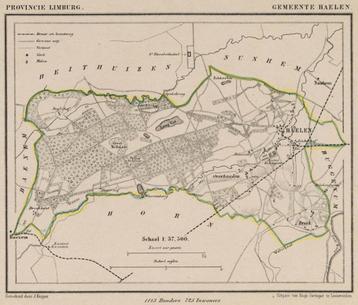 GEZOCHT: Kuijper kaart Haelen, Kuyper, atlas, kaartje 1867 beschikbaar voor biedingen