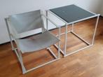 Radboud van Beekum Kubusstoel + tafel Pastoe Cube chair, Ophalen, Gebruikt, 75 tot 100 cm, 50 tot 75 cm