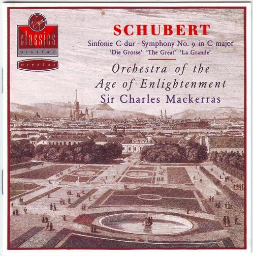 Schubert: Symfonie nr. 9 in C authentiek o.l.v. Mackerras, Cd's en Dvd's, Cd's | Klassiek, Zo goed als nieuw, Orkest of Ballet