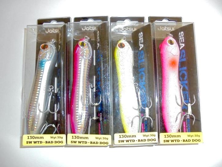 Nieuwe Jatsui SW WTD Bad Dog 13cm 30gr Pensil bait rapala., Watersport en Boten, Hengelsport | Roofvissen, Nieuw, Overige typen