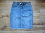Only spijker rok blauw 45cm knoopsluiting zgan mt XS 34/36, Kleding | Dames, Rokken, Only, Blauw, Ophalen of Verzenden, Zo goed als nieuw