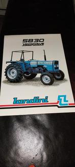 Landini 5830 trekker folder traktor oldtimer, Ophalen of Verzenden, Zo goed als nieuw