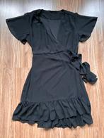 Zwarte omslagjurk Only maat S (wikkeljurk zwart jurk jurkje), Only, Zwart, Ophalen of Verzenden, Zo goed als nieuw