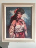 Schilderij Zigeunermeisje door Torino, Antiek en Kunst, Ophalen of Verzenden