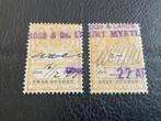 Plakzegels Ned indie, Verzenden, T/m 1940, Gestempeld