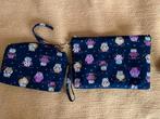 2 delige toilettassen, Sieraden, Tassen en Uiterlijk, Toilettassen, Ophalen of Verzenden, Nieuw, Blauw, Dame