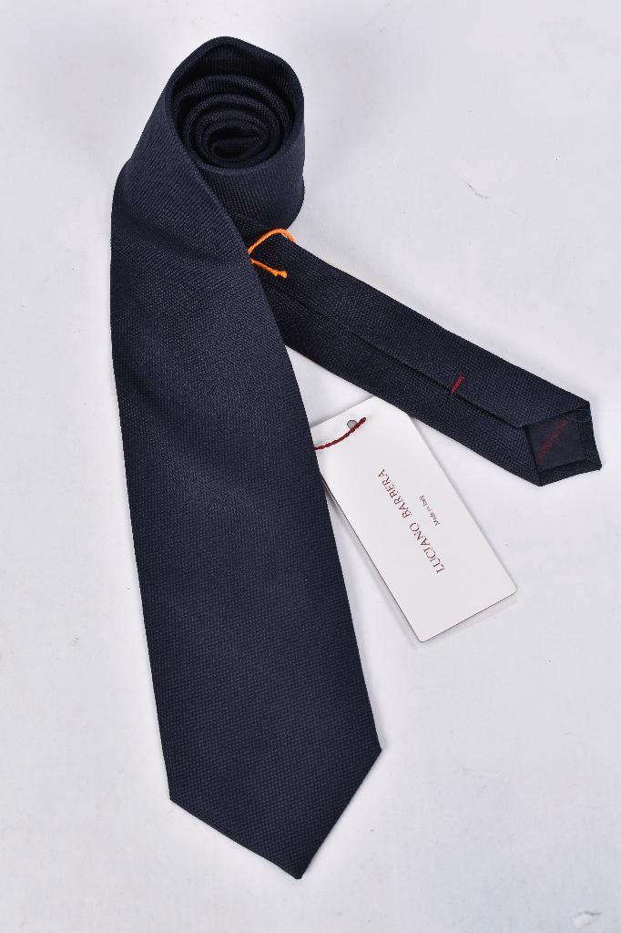 SALE! Luciano Barbera stropdas zijde, Kleding | Heren, Stropdassen, Nieuw, Effen, Blauw, Ophalen of Verzenden