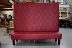 3 x hoge eetkamerbank wandbank mancave horeca restaurant, Huis en Inrichting, Stoelen, Ophalen, Zo goed als nieuw, Leer, Vijf, Zes of meer stoelen