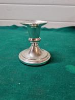 Kandelaar verzilverd voor dineer kaars, Ophalen of Verzenden, 'T Olde Gre-j, Info@toldegrej.nl, Endepoelstraat 20f Didam