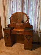 Antieke Kaptafel, Circa 1920, Ophalen, Gebruikt, 100 tot 150 cm, 100 tot 150 cm