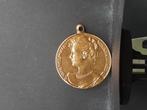 Medaille inhuldiging koningin Wilhelmina 1898, Postzegels en Munten, Penningen en Medailles, Ophalen of Verzenden, Overige materialen