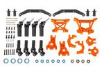 TRAXXAS Outer Driveline & Suspension Upgrade Kit, Orange., Hobby en Vrije tijd, Modelbouw | Radiografisch | Auto's, Elektro, Auto offroad