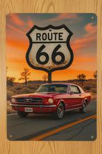 Wandbord Route 66, Ophalen of Verzenden, Nieuw