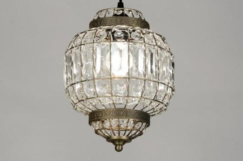 kristal messing hanglamp bank woonkeuken tafel bed vide lamp, Huis en Inrichting, Lampen | Plafondlampen, Nieuw, Ophalen of Verzenden