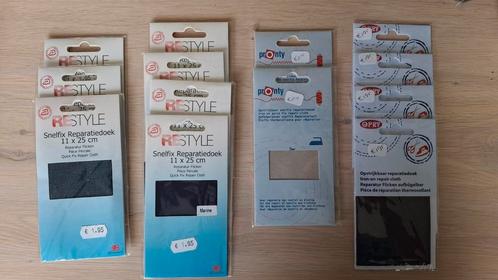snelfix reparatiedoek zwart jeans beige grijs, Hobby en Vrije tijd, Naaien en Fournituren, Nieuw, Overige typen, Ophalen of Verzenden
