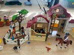 Playmobil paardenstal, camping, trailer en huifkar, Kinderen en Baby's, Speelgoed | Playmobil, Zo goed als nieuw, Ophalen