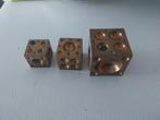 Lot van 3 antieke messing holanken goudsmid gereedschap, Ophalen of Verzenden