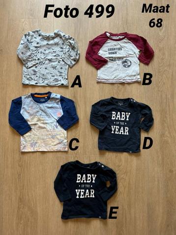 Longsleeve jongen maat 68 zgan *foto 499* beschikbaar voor biedingen