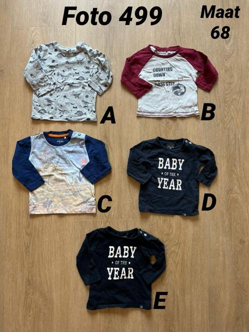 Longsleeve jongen maat 68 zgan *foto 499*, Kinderen en Baby's, Babykleding | Maat 68, Zo goed als nieuw, Jongetje, Shirtje of Longsleeve