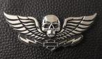 Harley Broche, pin, badge, RVS, CNC, B&S Winged Skull., Motoren, Kleding | Motorkleding, Nieuw zonder kaartje, Overige typen