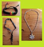 armband jamaica ketting wiet blad keycord adidas kind tiener, Carnaval, Ophalen of Verzenden, Accessoires, Maat 34 (XS) of kleiner