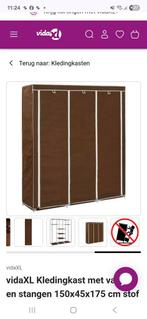 Kledingkast stof, Huis en Inrichting, Kasten | Kledingkasten, Ophalen, Zo goed als nieuw, 50 tot 75 cm, 200 cm of meer