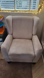 Beige fauteuil / stoel, Huis en Inrichting, Fauteuils, Ophalen, Gebruikt, 75 tot 100 cm, 50 tot 75 cm