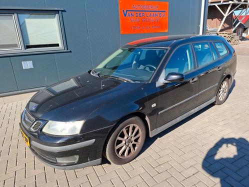 Saab 9-3 1.9TID 88KW Sport Estate 2006 Zwart, Auto's, Saab, Particulier, Saab 9-3, Diesel, C, Stationwagon, Handgeschakeld, Origineel Nederlands